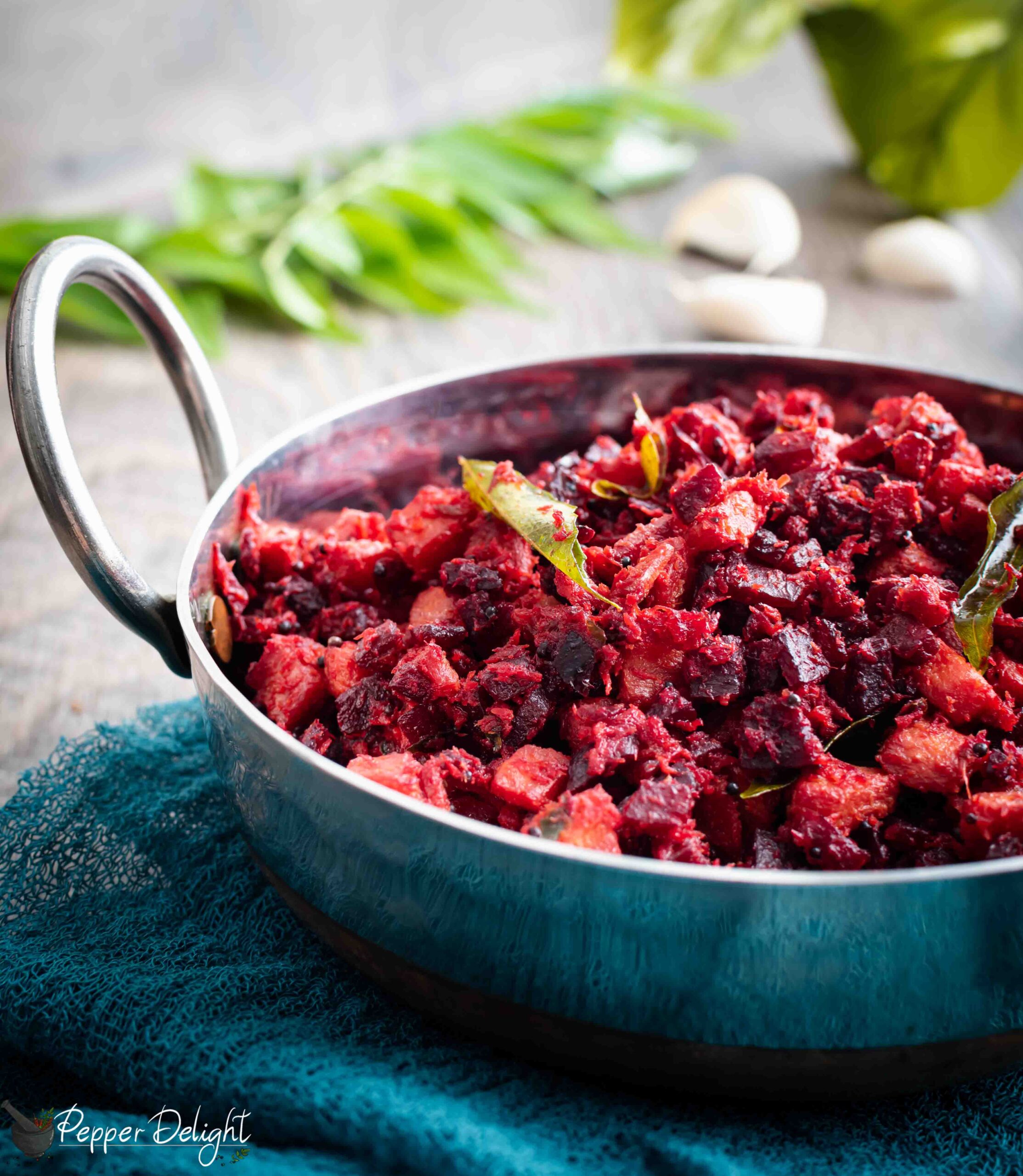 Beetroot Carrot Thoran / Stir fry - Pepper Delight